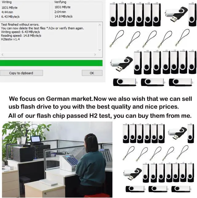 Alt view image 3 of 3 - 2GB USB Flash Drive 100 Pack USB2.0 Flash Drive 2GB 100 Pack Thumb Drive Bulk 2GB USB Flash Drives Thumb Drives Pen Drive 2GB USB Drive lcwamy USB(Black, No logo)