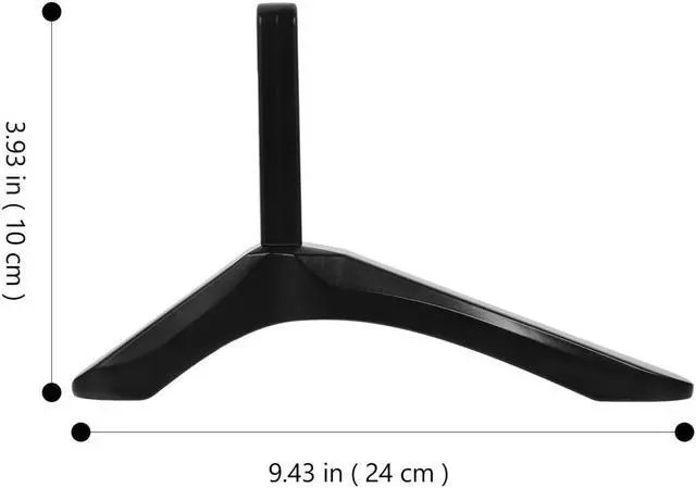Alt view image 3 of 5 - MAGICLULU 1 Set Tv Stand Tv Table Support Television Base Stand Tv Support Legs Adjustable Desk Stand Tall Led Tv Bracket Tabletop Tv Base Universal Tv Cabinet Table Frame Tv Feet to Rotate, 24X10CM