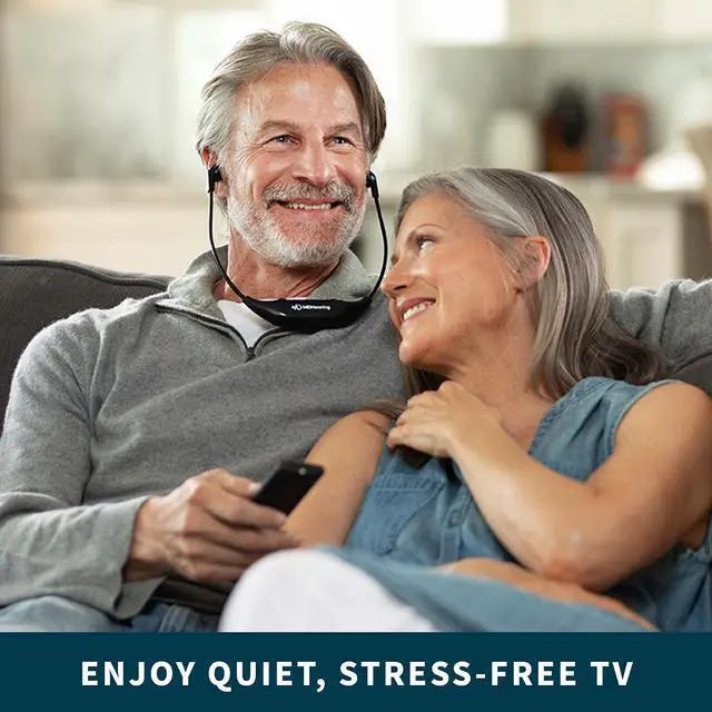 Alt view image 4 of 5 - QuietTV Wireless Headphones for TV from MDHearing, Comfortable TV Headset, Plug & Play, Rechargeable, Perfect for Seniors, Assists Hearing, Includes Charging Base and Single Headphone Set