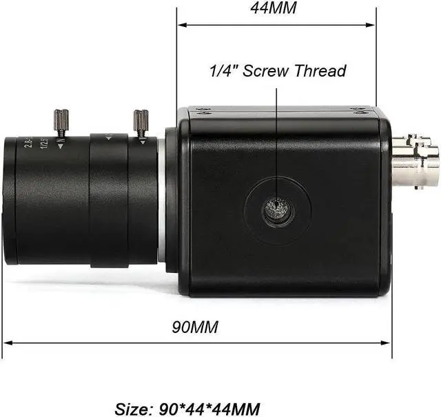 Alt view image 3 of 5 - SDTNOVA 3G-SDI HD Camera 1080@60/50/30/25P,1080@60/50i Digital CCTV Security Camera,1/2.8" High Sensitivity CMOS 2.8-12mm Manual Varifocal 3MP LensDC12V Adapter Free Click Below Extra Saving