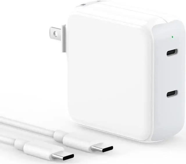 Main image of Charger for MacBook Air MacBook Pro 13 14 15 16 inch 2024 2023 2022 2021 2020 2019, M1 M2 M3, iPad Pro Air Mini, iPhone 15 Pro Max Plus, 67W Dual Port USB C Power Adapter, 6.6FT USB-C Charging Cable