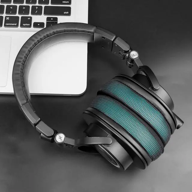 Alt view image 3 of 5 - SOULWIT Cooling Gel Earpads Cushions for Audio-Technica ATH M50X/M40X, HyperX Cloud/Alpha, SteelSeries Arctis, Ear Pads for Sony MDR-1ABT/1RBT/1RNC/7506, Turtle Beach Stealth 420X/600 - Dark Green