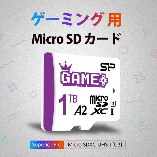 Alt view image 2 of 5 - Silicon Power 1TB Superior Gaming Micro SDXC UHS-I (U3), V30 4K A2,High Speed MicroSD Card with Adapter, Design for Steam Deck, ROG Ally and Nintendo-Switch