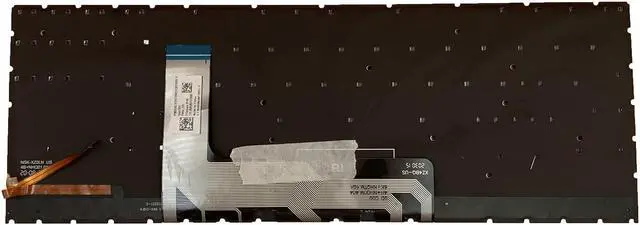 Alt view image 4 of 5 - Laptop Replacement US Layout White Backlight Keyboard for HP OMEN 15 2020 15-EK 15-EN 15-EK0019NR 15-EN0010CA 15-EN0013DX 15-EN0023DX 0023dx 1013DX ek1016tx ek1000 ek0018 TPN-Q238 TPN-Q236 V193446CS1