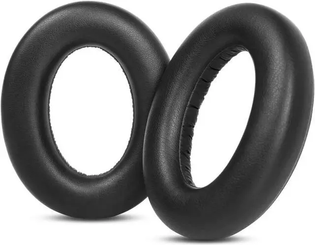 Alt view image 5 of 5 - YunYiYi Momentum 4 Earpads Ear Cushions Compatible with Sennheiser Momentum 4 Wireless Headphones Protein Leather Replacement Ear Pads Headband Protective Pads (Black)