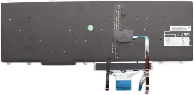 Alt view image 2 of 2 - New Keyboard Replacement for Latitude 5500 5501 2019 (Not for Old E5500 or E5550) Precision 3540 3541 2019 US Backlit Pointer MMH7V 0MMH7V No Frame