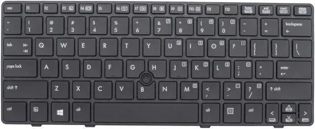 Main image of New Replacement for HP EliteBook 2560p 2570p US Keyboard Frame P/N 6037B0080202 701979-001 700948-001 696693-001 691658-001 US Pt-Stick