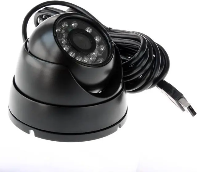 Alt view image 3 of 4 - ELP Aluminum Dome USB Camera Night Vision HD Webcam IR Infrared PC Camera 1.3megapixel USB Security Camera CCTV Home Surveillance Industrial Web Camera Waterproof Outdoor Low Light Camera for Computer