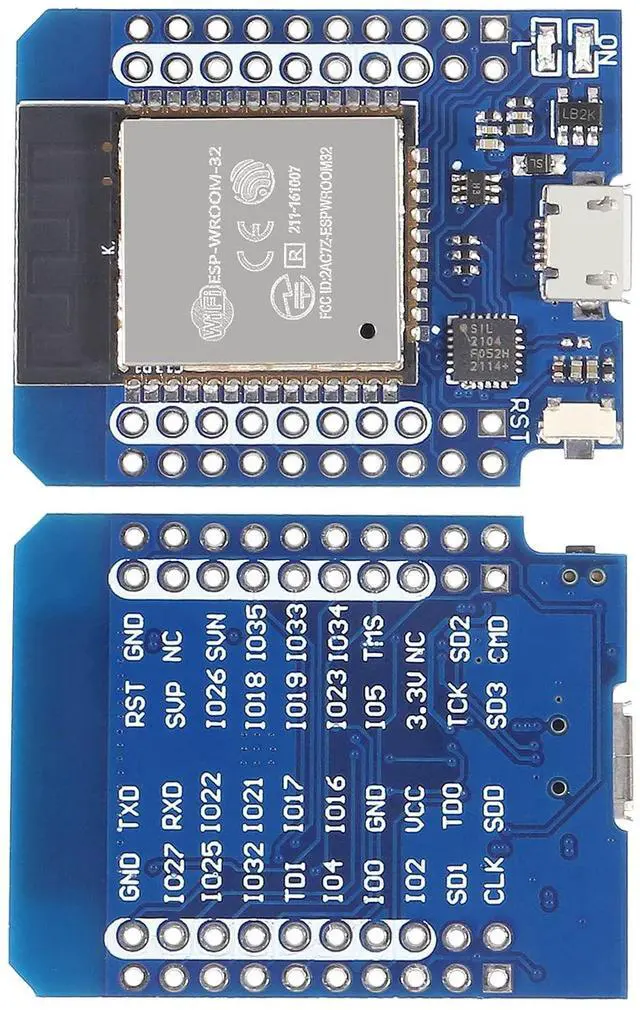 Alt view image 2 of 5 - AITRIP 10PCS NodeMCU ESP32 ESP-WROOM-32 WLAN WiFi Bluetooth IoT Development Board 5V Compatible for Arduino