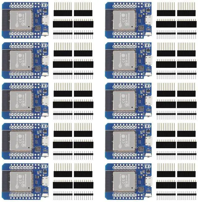 Main image of AITRIP 10PCS NodeMCU ESP32 ESP-WROOM-32 WLAN WiFi Bluetooth IoT Development Board 5V Compatible for Arduino