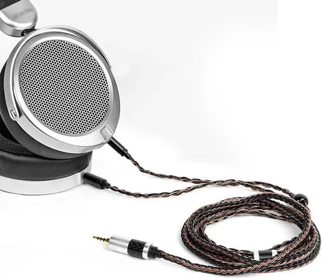 Alt view image 5 of 5 - 2.5mm Balanced Headphone Cable Compatible with Hifiman Sundara, Arya, Ananda, HE4XX, HE560, HE400SE, HE-350, HE1000 / 5N OCC Silver Plated Braided Cable for WM1A, WM1Z, NW-ZX505 Music Player - 4feet