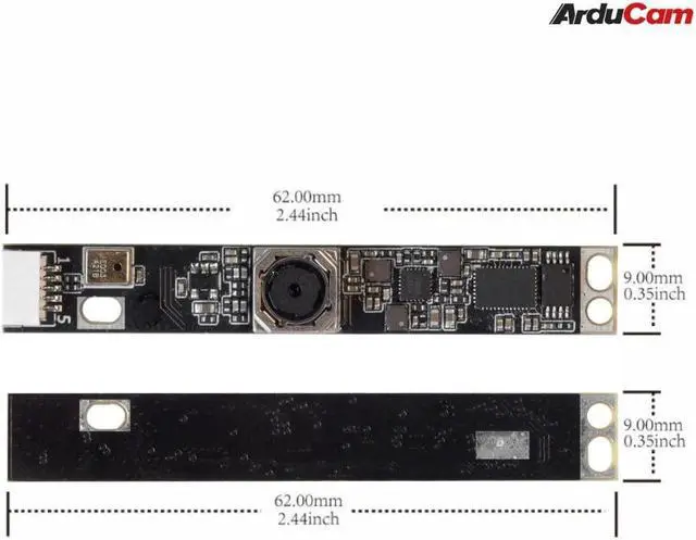 Alt view image 2 of 5 - Arducam 5MP Autofocus USB Camera Module for Raspberry Pi, 2592(H)×1944(V)@30fps Lightburn Camera with Single Microphone, Mini-Sized Webcam for Linux, Windows, and Android