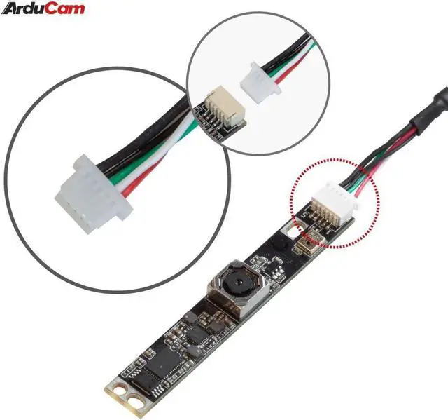 Alt view image 4 of 5 - Arducam 5MP Autofocus USB Camera Module for Raspberry Pi, 2592(H)×1944(V)@30fps Lightburn Camera with Single Microphone, Mini-Sized Webcam for Linux, Windows, and Android
