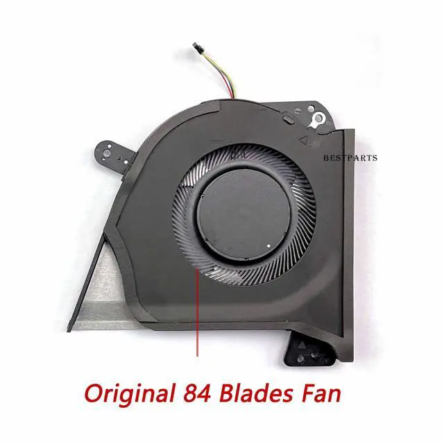 Alt view image 3 of 5 - BestParts New Genuine CPU+GPU Cooling Fan Replacement for ASUS ROG Zephyrus 15 2021 (GA503QS GA503QM GA503QR GA503QC GA503QE), P/N: 13NR04J0T04211, 13NR04J0T03211