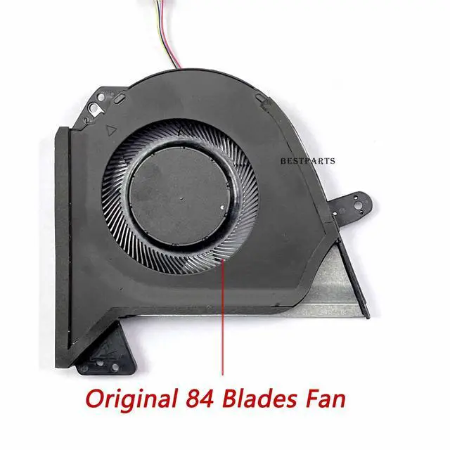 Alt view image 4 of 5 - BestParts New Genuine CPU+GPU Cooling Fan Replacement for ASUS ROG Zephyrus 15 2021 (GA503QS GA503QM GA503QR GA503QC GA503QE), P/N: 13NR04J0T04211, 13NR04J0T03211