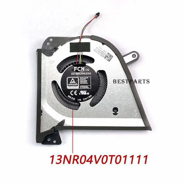 Alt view image 5 of 5 - BestParts New Genuine CPU+GPU Cooling Fan Replacement for ASUS ROG Zephyrus 15 2021 (GA503QS GA503QM GA503QR GA503QC GA503QE), P/N: 13NR04J0T04211, 13NR04J0T03211