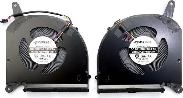 Main image of BestParts New CPU+GPU Cooling Fan Replacement for Gigabyte Aero 15 OLED, AERO 17 HDR XA, RP75XA RP77XA, for Aorus 15G 17G YB XB WB KB SB YC XC YD XD KD, P/N: PLB07010S12HH (Two Pair Fan)