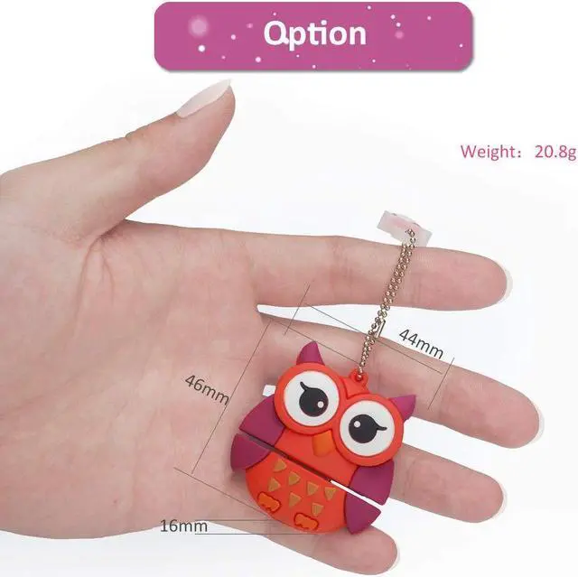 Alt view image 3 of 5 - 16GB USB Flash Drive Pack of 5 Pcs, BorlterClamp Thumb Drive with Cute Animal Pattern, Gift for Students and Children