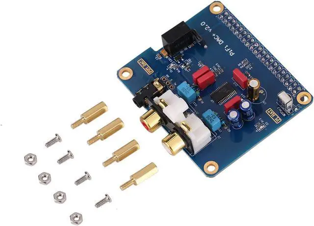 Main image of Digital Audio Card, I2S Interface PiFi DIGI DAC + HiFi DIGI Digital Audio Card Insulated Power Supply Compatible with Raspberry B+, Raspberry 2 Model B,Raspberry 3B (64-bit)