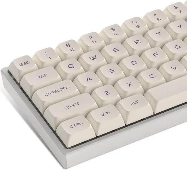 Main image of dagaladoo Retro keycaps Japanese Style Double Shot PBT Keycaps Set dye Sublimation Custom Key caps XDA Profile Key caps Keyboard for Gateron MX Switches Mechanical Keyboard(Beige)