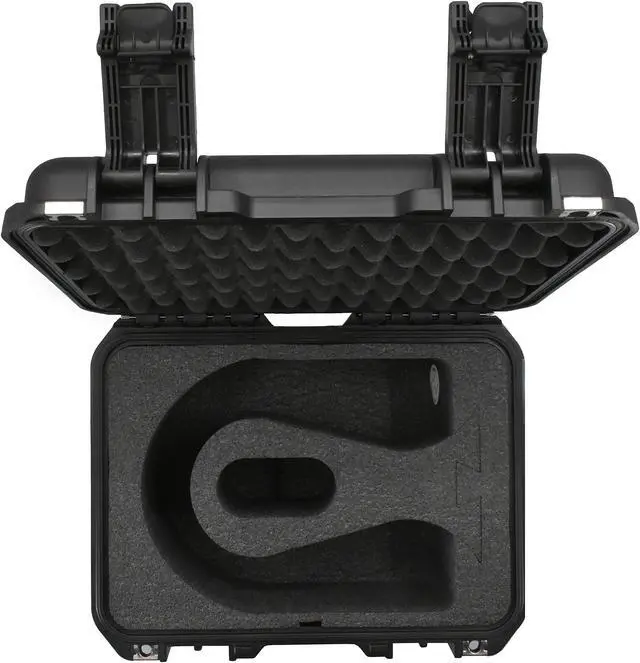 Alt view image 4 of 5 - Dekoni Audio Headphone Hero Hard Carrying Travel Case with Handle, Headphone Stand Insert