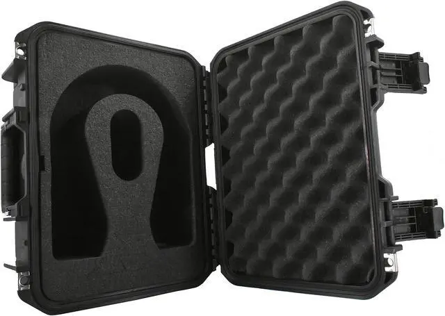 Alt view image 5 of 5 - Dekoni Audio Headphone Hero Hard Carrying Travel Case with Handle, Headphone Stand Insert