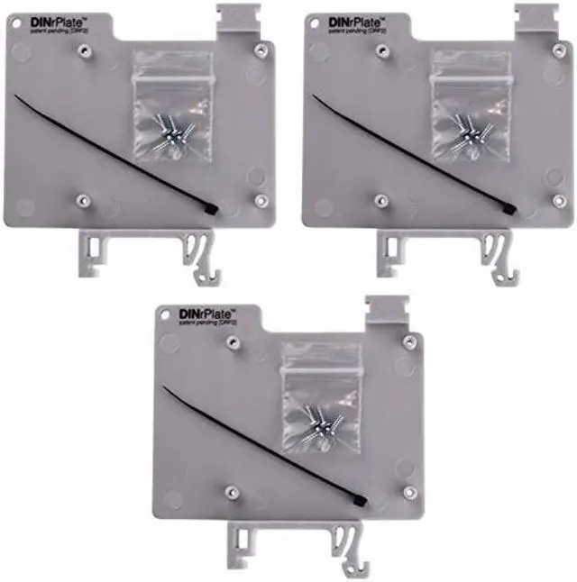 Main image of DIN Rail Mount for Raspberry Pi (3-Pack)