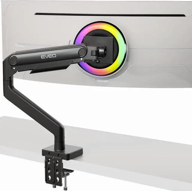 Main image of Premium Ultrawide Monitor Arm 49" - for Samsung Odyssey G9 Monitor Arm, Heavy Duty Monitor Arm, Curved Ultrawide Monitor Mount, Vesa Bracket Up to 49 Inch, Adjustable Height, Max VESA 100x100, Black