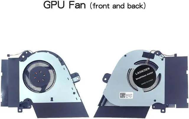 Alt view image 4 of 5 - New Replacement Cooling Fans for ASUS ROG Zephyrus GX502G GU502G GU502GW GU502LWS GU502GV GU502GU GX502G GX502GW GX502GV GX502LWS GX502LXS Series DFS200912210T FMJD DFSCK221051821 FMJC DC12V 1A Fan