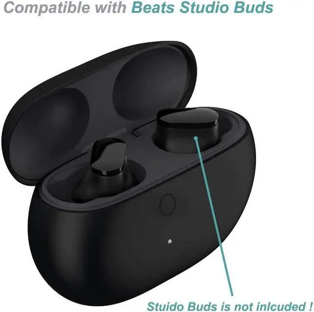 Alt view image 2 of 5 - Heyeke Charging Case Compatible with Beats Studio Buds, Replacement USB-C Charger Case Dock Cradle for Beats Studio Buds Wireless Earbuds (Black)