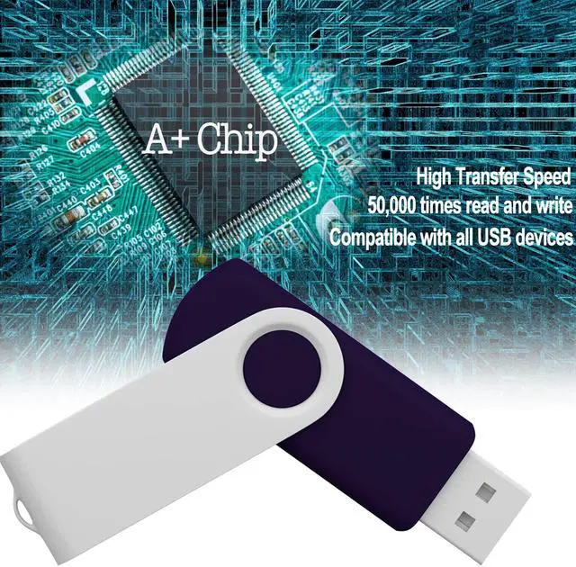 Alt view image 5 of 5 - 32GB Flash Drive Thumb Drives 10 Pack, JBOS USB Drive 32 GB USB2.0 Swivel Metal USB Memory Sticks, Multipack Jump Drives Colorfufl Pen Drives for Data Storage Backup