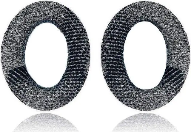 Alt view image 3 of 5 - Krone Kalpasmos Premium Bose QC35 Headphones Ear Pads, Fits QuietComfort 35 ii / QC25 / QC2 / QC15 / Ae2 / Ae2i / Ae2w / SoundTrue & SoundLink(Over-Ear), Memory Foam Cushion  Black + Grey Fabric