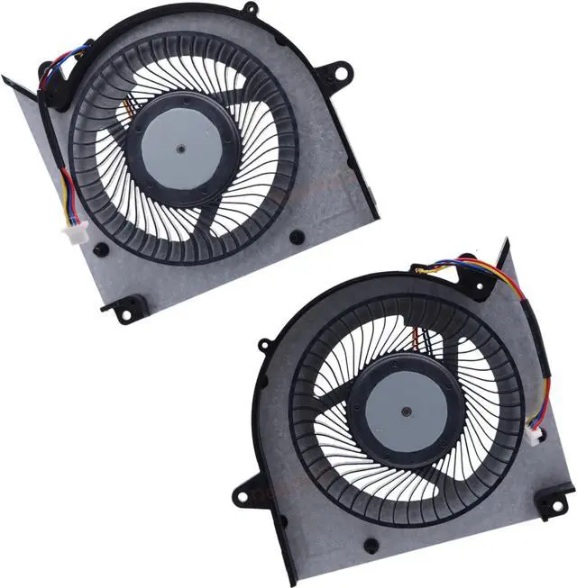 Alt view image 2 of 5 - Deal4GO 5V CPU & GPU Graphics Cooling Fan PABD08008SH N525 N526 Replacement for MSI Creator M16 HX C14V C14VEG MS-15P2 MS-17T2 (with RTX 4050), Black