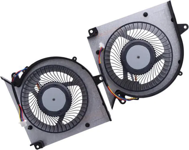 Alt view image 5 of 5 - Deal4GO 5V CPU & GPU Graphics Cooling Fan PABD08008SH N525 N526 Replacement for MSI Creator M16 HX C14V C14VEG MS-15P2 MS-17T2 (with RTX 4050), Black