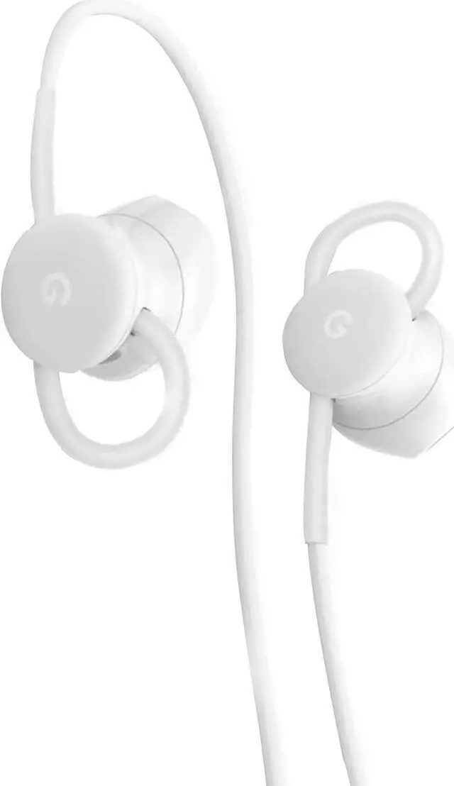 Alt view image 4 of 5 - Google USB-C Wired Digital Earbud Headset for Pixel Phones - White