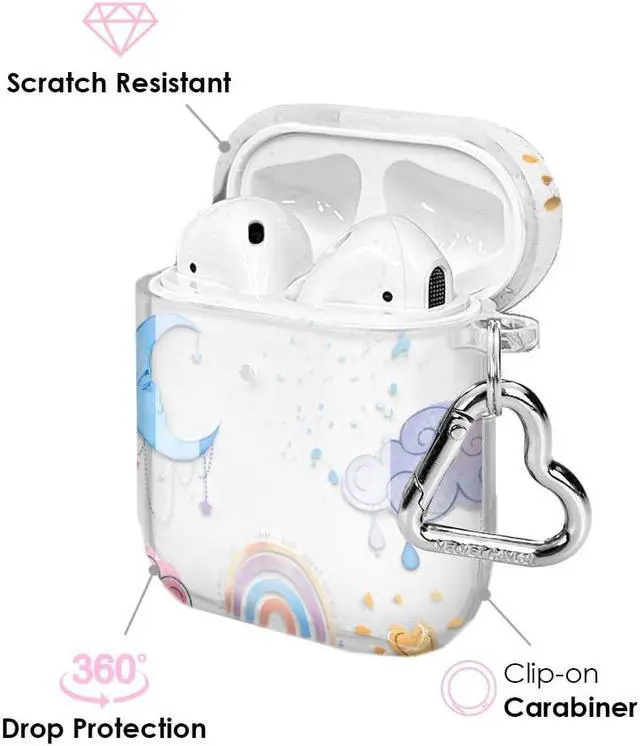 Alt view image 3 of 5 - Velvet Caviar Compatible with AirPods Case 2nd and 1st Generation - Cute Protective Hard Cover for Women - Sweet Dreams Frosted