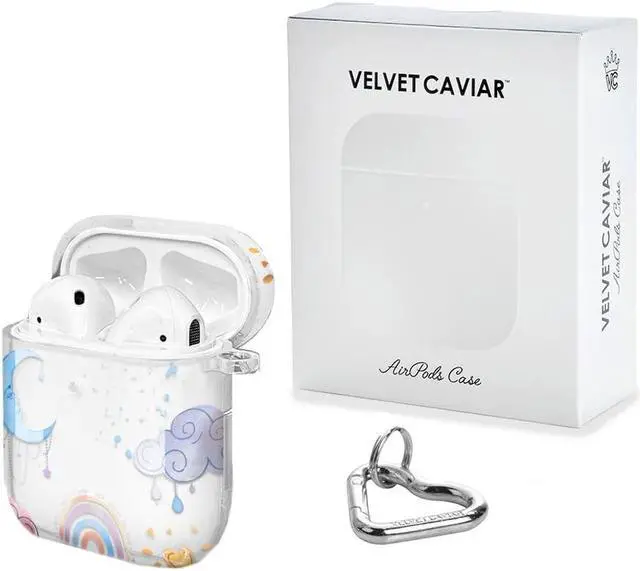 Alt view image 5 of 5 - Velvet Caviar Compatible with AirPods Case 2nd and 1st Generation - Cute Protective Hard Cover for Women - Sweet Dreams Frosted