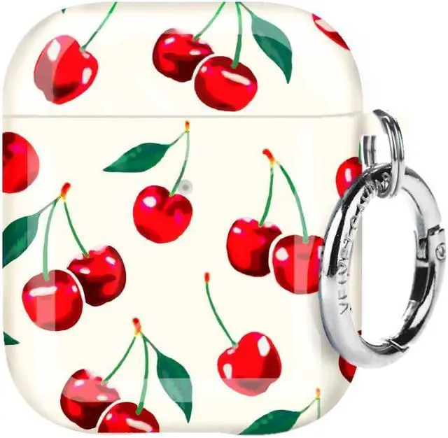 Main image of Velvet Caviar Compatible with AirPods Case 2nd and 1st Generation - Cute Protective Hard Cover for Women - Cherry