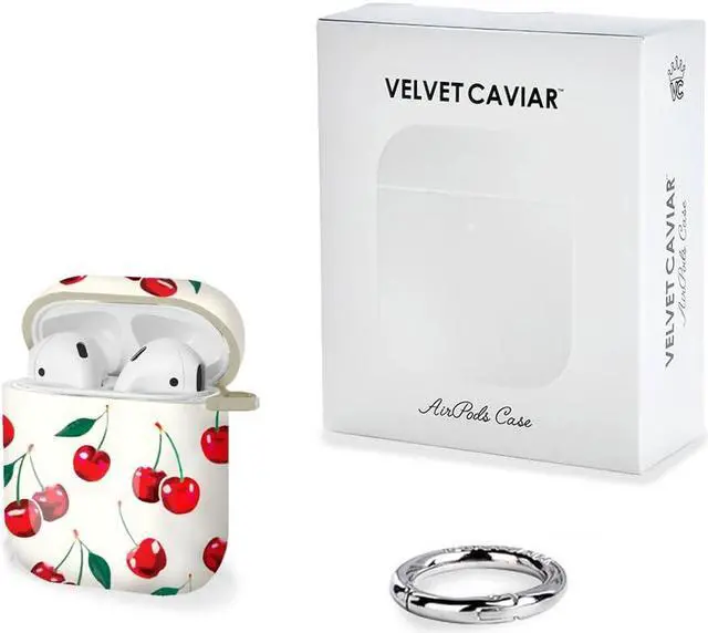Alt view image 5 of 5 - Velvet Caviar Compatible with AirPods Case 2nd and 1st Generation - Cute Protective Hard Cover for Women - Cherry