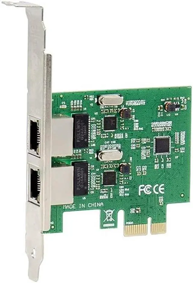 Alt view image 3 of 5 - X-MEDIA XM-NA3820 PCI-E 2-Port Dual 10/100/1000Mbps Gigabit Ethernet PCI Express (PCIe x1) Server Network Card/Network Adapter, Realtek RTL8111F Chipset, Windows 11 & Linux Supported