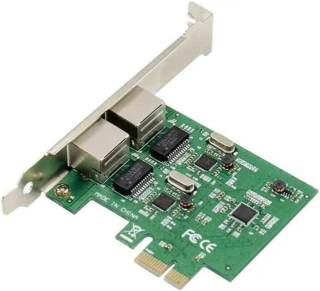 Alt view image 4 of 5 - X-MEDIA XM-NA3820 PCI-E 2-Port Dual 10/100/1000Mbps Gigabit Ethernet PCI Express (PCIe x1) Server Network Card/Network Adapter, Realtek RTL8111F Chipset, Windows 11 & Linux Supported