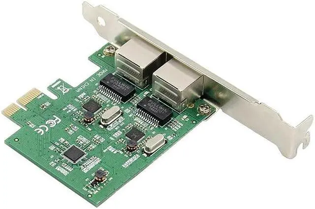 Alt view image 5 of 5 - X-MEDIA XM-NA3820 PCI-E 2-Port Dual 10/100/1000Mbps Gigabit Ethernet PCI Express (PCIe x1) Server Network Card/Network Adapter, Realtek RTL8111F Chipset, Windows 11 & Linux Supported
