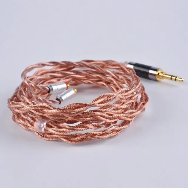 Alt view image 5 of 5 - YINYOO MMCX Headphone Cable 4 Core Copper Alloy Cable Balanced Earbuds Earphones Replacement Cable with 3.5mm Plug for Shure UE900 SE215 SE315 SE846 SE535 SE425 fiio f9 LZ A4 A5(mmcx 3.5mm)