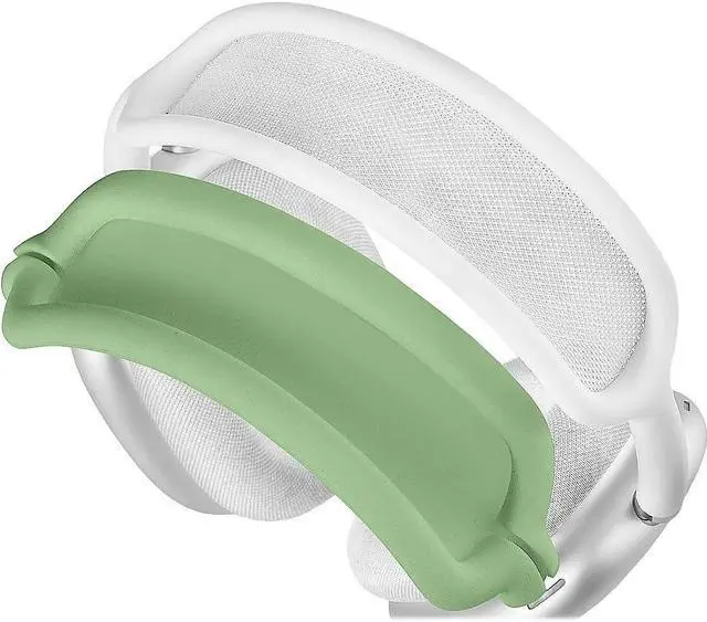 Alt view image 3 of 5 - SaharaCase Silicone Combo Kit Case for Apple AirPods Max Headphones [Rugged] Headphone Protection Antislip Grip Slim Fit (Green)