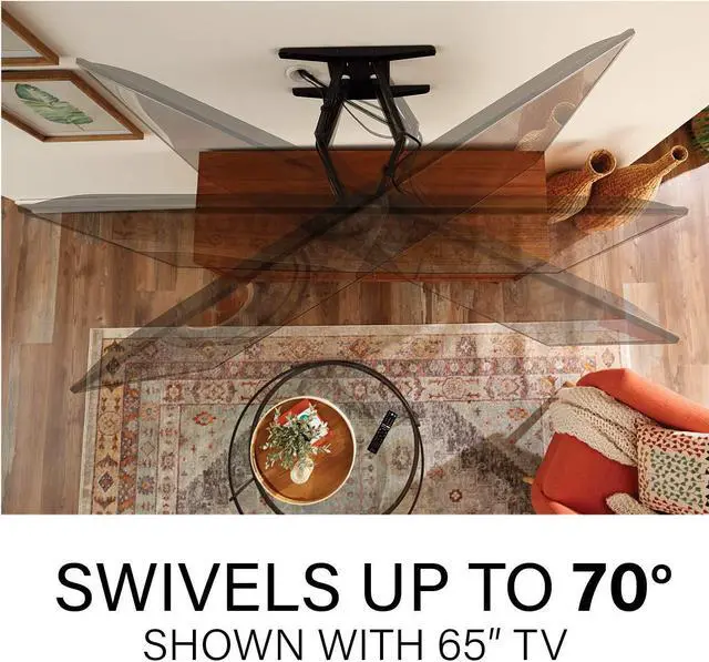 Alt view image 4 of 5 - SANUS Premium Full-Motion Mount Supports Large TVs up to 90" - Extendable Soundbar for Optimized Dolby Atmos Performance and Sound