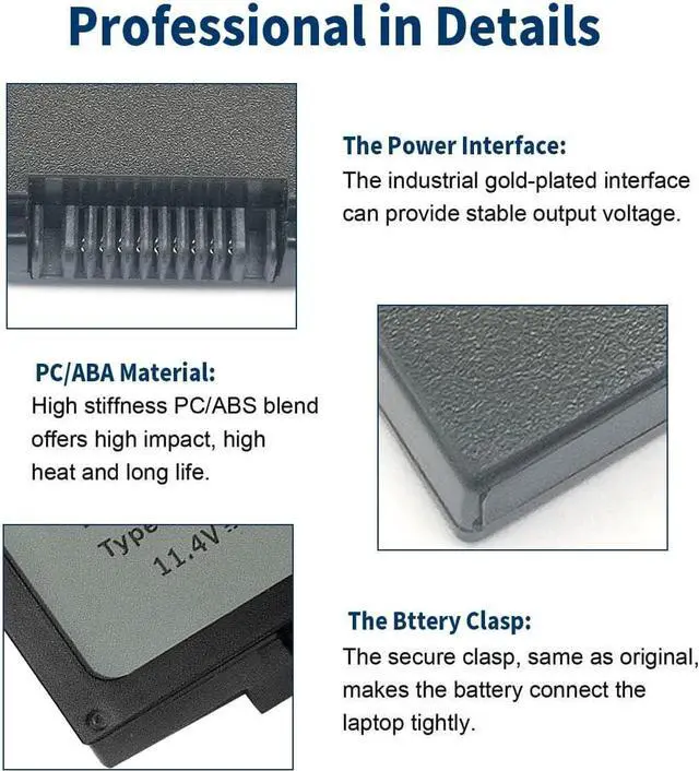 Alt view image 2 of 5 - 91WH Type MFKVP Laptop Battery for Dell Precision 15 7510 7520 17 7710 7720 M7510 M7710, Replacement fits 451-BBSB 451-BBSE 451-BBSF GR5D3 M28DH T05W1 TO5W1 TWCPG RDYCT 0FNY7 1G9VM, 11.4V 6-Cell
