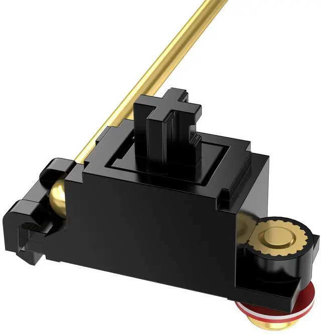 Alt view image 3 of 5 - DUROCK Stabilizer V3, Screw in Stabilizers with 2u 6.25u 7u Wires, PCB Mount Keyboard Stabilizers for Mechanical Keyboards (V3 Black Gold 100% Kit)