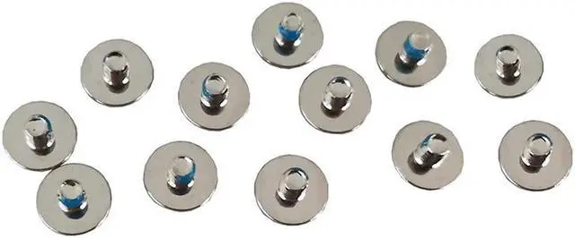 Alt view image 3 of 5 - Eclass LCD Back Cover Screws Hinges Front Bezel Covers Set Black for Dell Ins-piron Gaming 0747KP 747KP G3 15 3500 3590 Laptop Top Case with Hinge Kit Frame Rear Lid Screw 10PCS Blue Logo