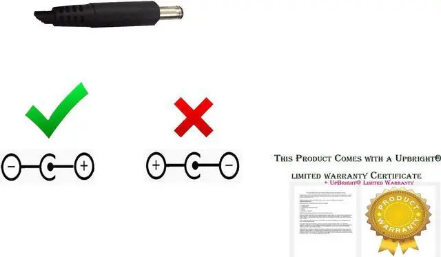Alt view image 3 of 5 - Elo Touch E005277 External Power Brick and Cable Kit, Level 5, 12V