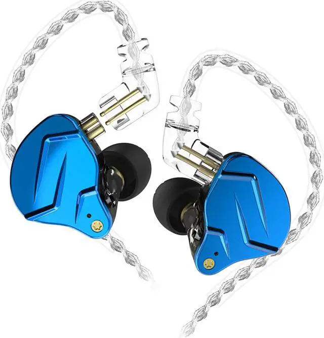 Main image of FEDAI KZ ZSN Pro X in-Ear Headphones Dual Driver in Ear Monitor Earphone 1BA 1DD Wired Earphone, HiFi Sport Gaming IEM Earbuds Headphones,Compatibility for Phone Computer Tablet (Blue No Mic)